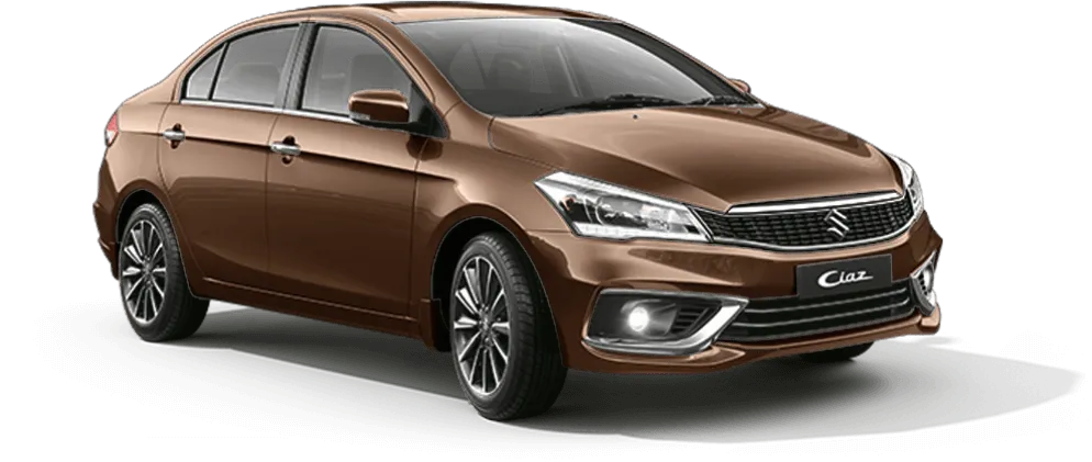 Ciaz metallic brown colour